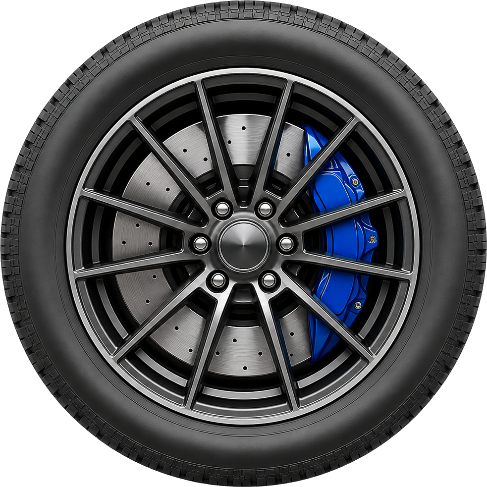 Current tire 225/45R17 side view