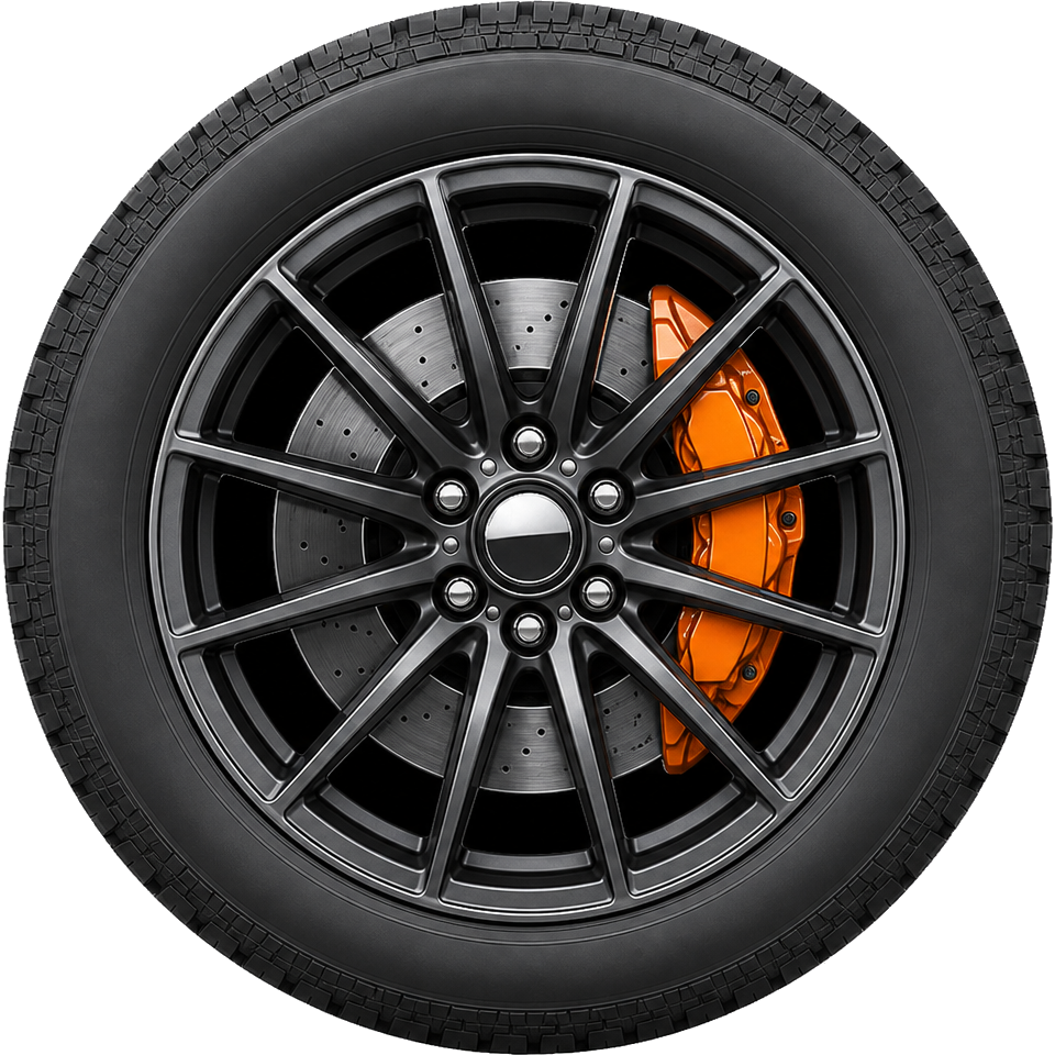 New tire 235/40R18 side view